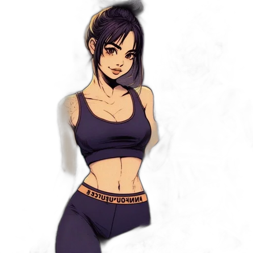 concept art, pixel art, anime, fantasy art, dark, neon, monochrome, colorful transparent PNG cut-out