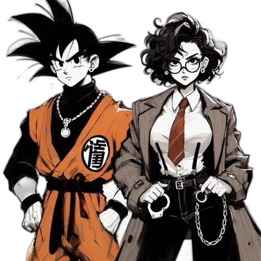 jacket, concept art, comic book art, cartoon, anime, dark, monochrome, two transparent PNG cut-out