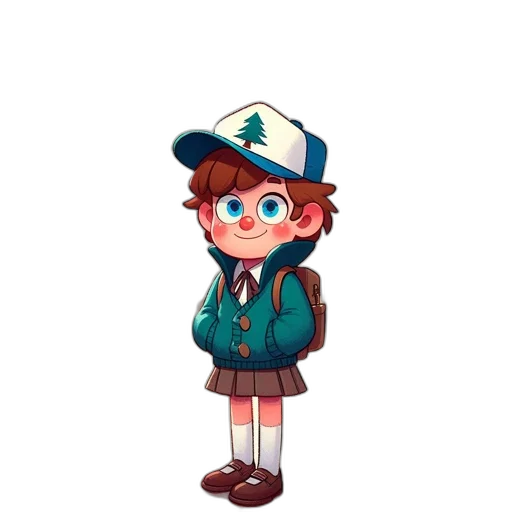 jacket, staff, hat, creature, cartoon, 3d render, concept art, pixel art transparent PNG cut-out