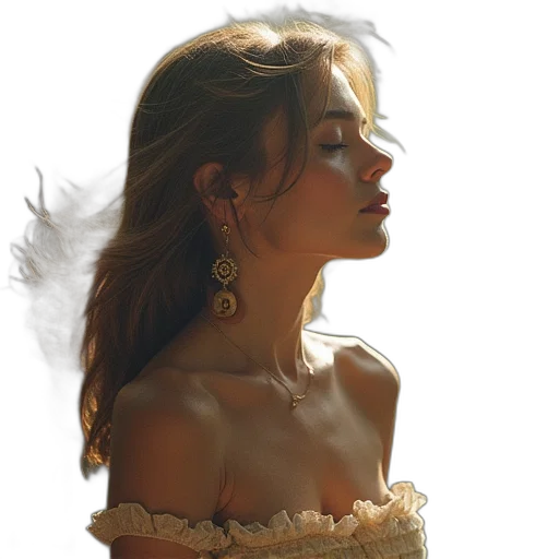 jewelry, dress, crown, face transparent PNG cut-out