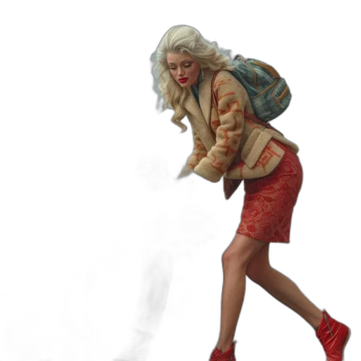 jacket, shoes, concept art, 3d render, photorealistic, comic book art, fire, fog transparent PNG cut-out
