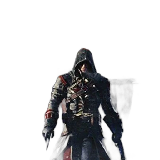 jacket, weapon, sword, mask, concept art, fantasy art, pixel art, 3d render transparent PNG cut-out