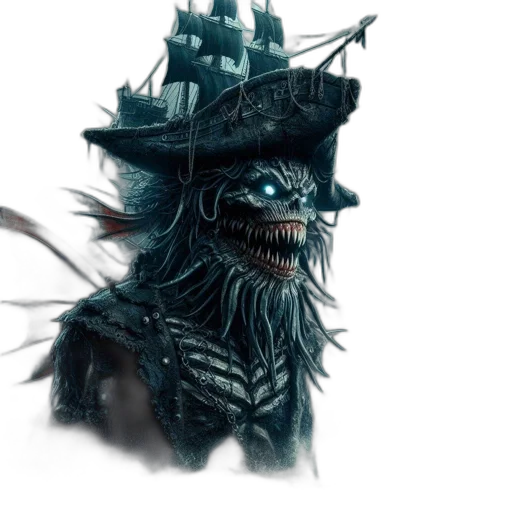 creature, mask, face, crown, concept art, fantasy art, 3d render, comic book art transparent PNG cut-out