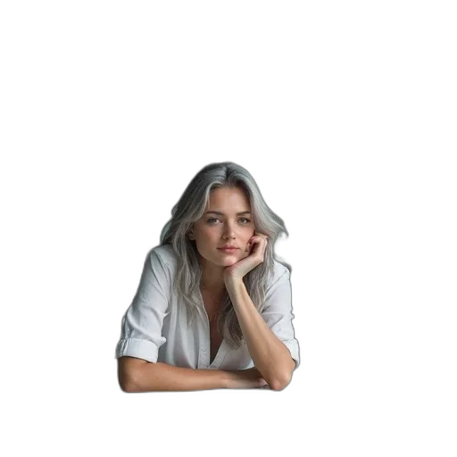 face, jacket, staff, hat transparent PNG cut-out
