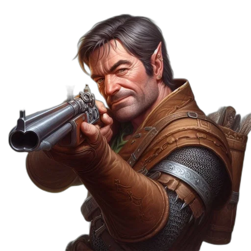 weapon, staff, face, concept art, photorealistic, fantasy art, comic book art, rugged transparent PNG cut-out