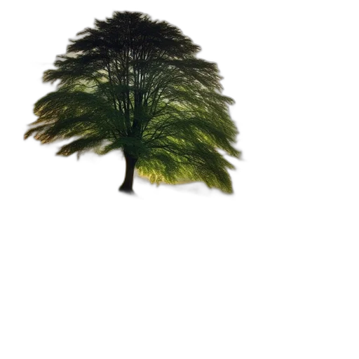 tree, hair, crown, hat, 3d render, photorealistic, concept art, pixel art transparent PNG cut-out