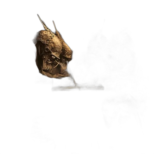 animal, mask, hair, staff, photorealistic, concept art, 3d render, fantasy art transparent PNG cut-out