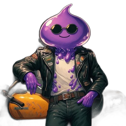 jacket, mask, robot, creature, concept art, comic book art, 3d render, cyberpunk transparent PNG cut-out