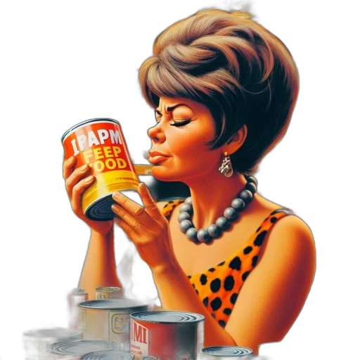 food, photorealistic, oil painting, cartoon, concept art, woman, leopard, print transparent PNG cut-out
