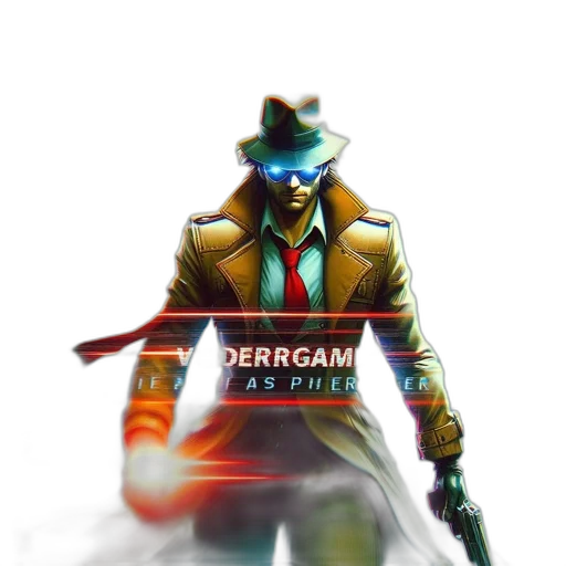 weapon, staff, jacket, hat transparent PNG cut-out