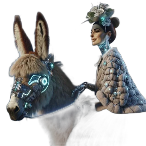animal, creature, hat, staff, fantasy art, concept art, photorealistic, pixel art transparent PNG cut-out