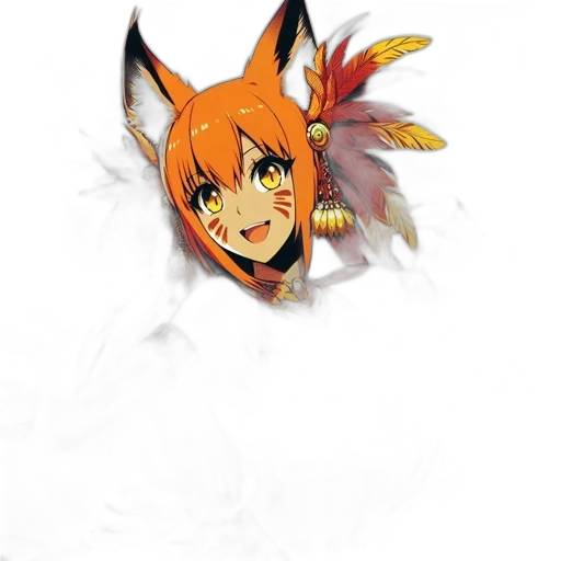 dragon, mask, animal, staff, anime, fantasy art, pixel art, 3d render transparent PNG cut-out