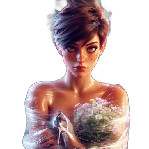 dress, jewelry, face, crown, concept art, photorealistic, fantasy art, comic book art transparent PNG cut-out