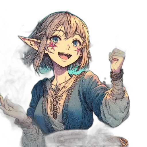 staff, dragon, jewelry, face, fantasy art, watercolor, concept art, pixel art transparent PNG cut-out