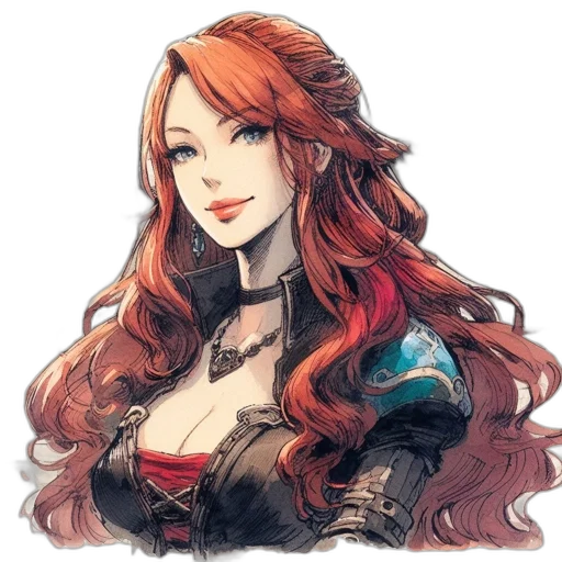 face, crown, fantasy art, concept art, pixel art, comic book art, red, dark transparent PNG cut-out
