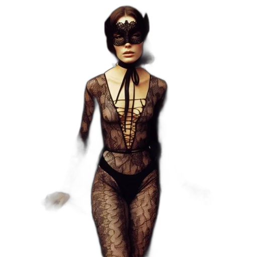 mask, dress, concept art, comic book art, 3d render, pixel art, high-end, event transparent PNG cut-out