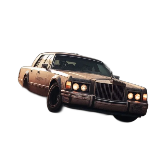 car, 3d render, photorealistic, concept art, pixel art, vintage, speeds, down transparent PNG cut-out