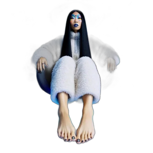 creature, animal, mask, dress, 3d render, concept art, photorealistic, fantasy art transparent PNG cut-out