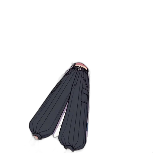 umbrella, dress, jacket, staff, anime, concept art, pixel art, 3d render transparent PNG cut-out