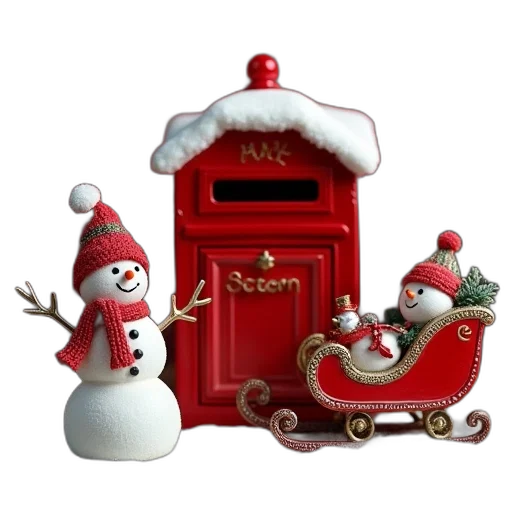 3d render, photorealistic, snow, christmas transparent PNG cut-out