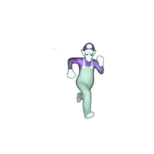 robot, mask, creature, staff, concept art, pixel art, vaporwave, 3d render transparent PNG cut-out