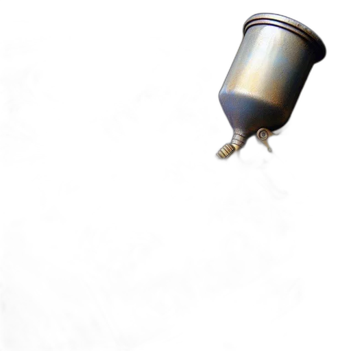 bottle, staff, weapon, robot, 3d render, photorealistic, concept art, oil painting transparent PNG cut-out