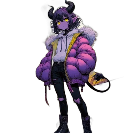 jacket, creature, animal, staff, concept art, pixel art, 3d render, fantasy art transparent PNG cut-out