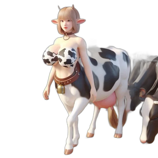 animal, dress, creature, weapon, concept art, fantasy art, 3d render, anime transparent PNG cut-out