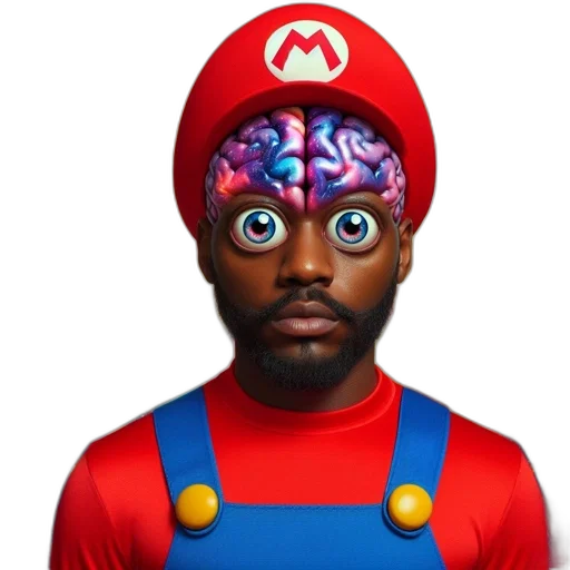 mask, face, hat, creature, concept art, 3d render, pixel art, cartoon transparent PNG cut-out