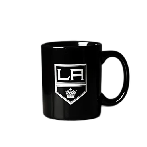 black, los, angeles, kings, coffee, mug transparent PNG cut-out