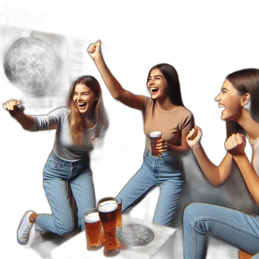 photorealistic, concept art, 3d render, oil painting, outer space, three, young, women transparent PNG cut-out