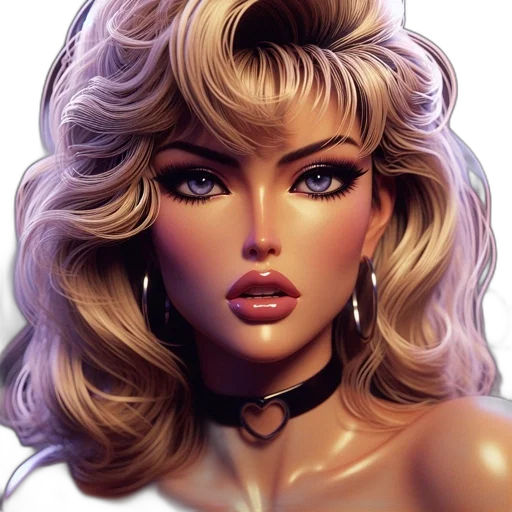face, photorealistic, fantasy art, comic book art, concept art, neon lights, golden, pastel transparent PNG cut-out