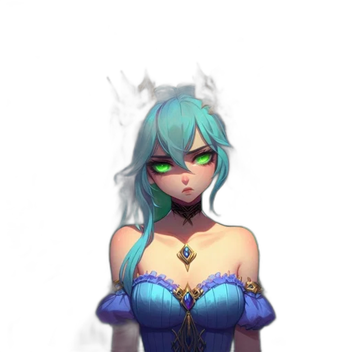 dress, mask, staff, robot, fantasy art, concept art, pixel art, anime transparent PNG cut-out