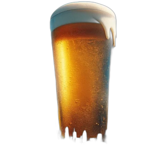 crown, bottle, hat, weapon, 3d render, photorealistic, massive, beer transparent PNG cut-out