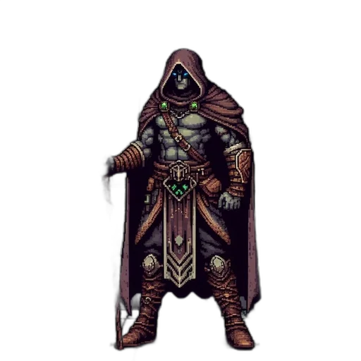 staff, sword, weapon, mask, concept art, fantasy art, pixel art, 3d render transparent PNG cut-out