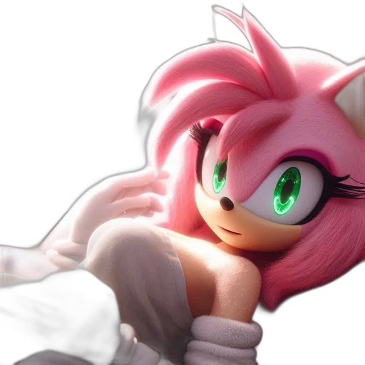 creature, animal, 3d render, concept art, anime, vaporwave, animated, character transparent PNG cut-out