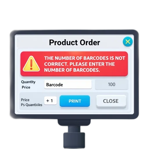 digital, screen, displaying, product, order, form, prominent, red transparent PNG cut-out