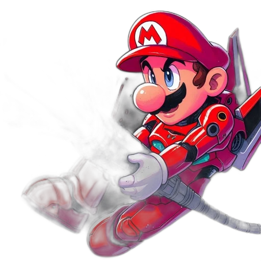 weapon, sword, robot, staff, concept art, 3d render, pixel art, watercolor transparent PNG cut-out