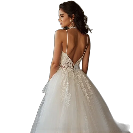 dress, line, spaghetti, straps transparent PNG cut-out