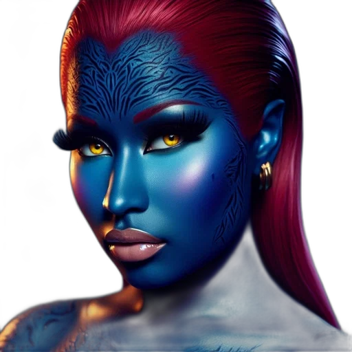 jewelry, mask, face, creature, photorealistic, fantasy art, concept art, cyberpunk transparent PNG cut-out
