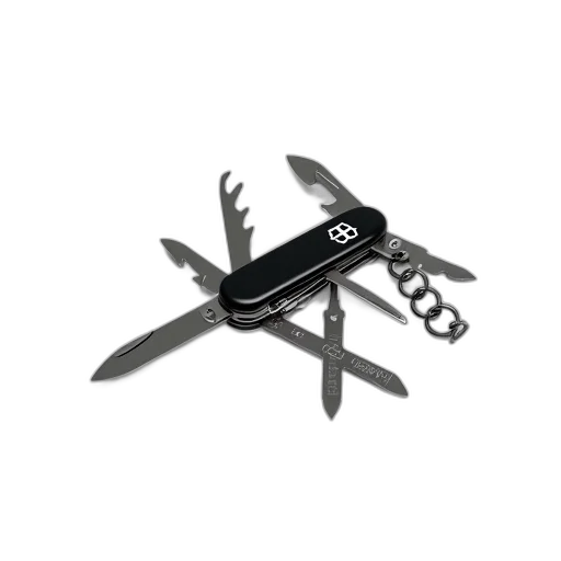 weapon, sword, staff, jewelry, 3d render, black, swiss, army transparent PNG cut-out