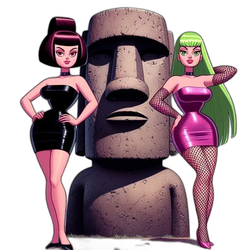 dress, concept art, comic book art, cartoon transparent PNG cut-out
