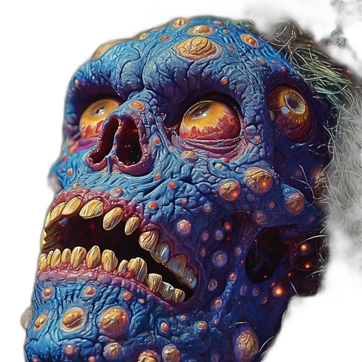 mask, face, creature, concept art, photorealistic, fantasy art, 3d render, image transparent PNG cut-out