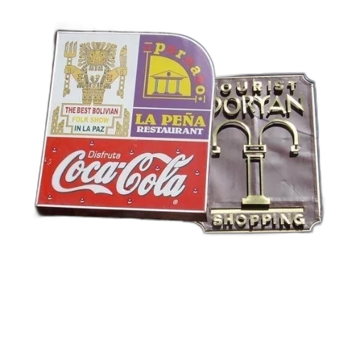 food, jewelry, coca-cola, sign, displayed, side, building transparent PNG cut-out