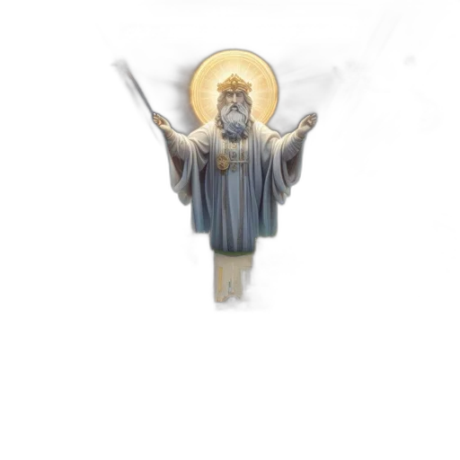 staff, sword, concept art, pixel art, 3d render, photorealistic, iconic, depiction transparent PNG cut-out