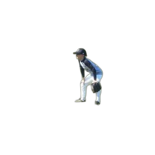 staff, robot, 3d render, pixel art, vaporwave, concept art, young, baseball transparent PNG cut-out