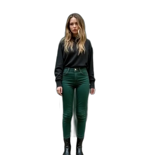 jacket, staff, concept art, green transparent PNG cut-out