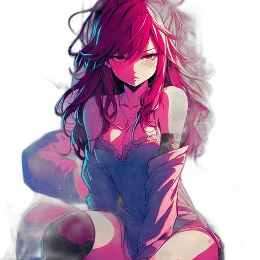 jacket, dress, mask, creature, anime, pixel art, watercolor, concept art transparent PNG cut-out