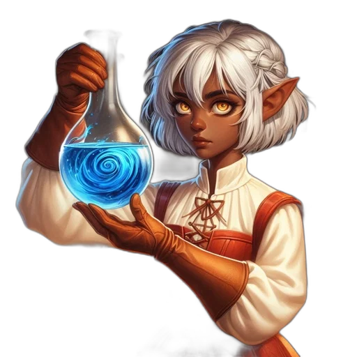 staff, weapon, bottle, face, fantasy art, concept art, pixel art, anime transparent PNG cut-out