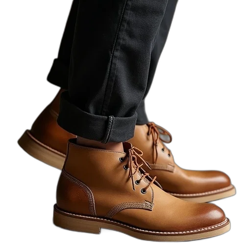 shoes, photorealistic, 3d render, earth tones, kenneth, russ, mens, lace transparent PNG cut-out